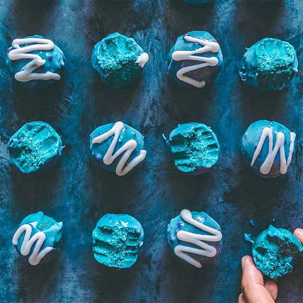Mermaid Cake Bites | Rawnice