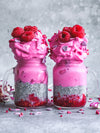 Pink Pitaya nice cream jars